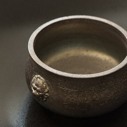 Wood-Fired Lion Incense Burner