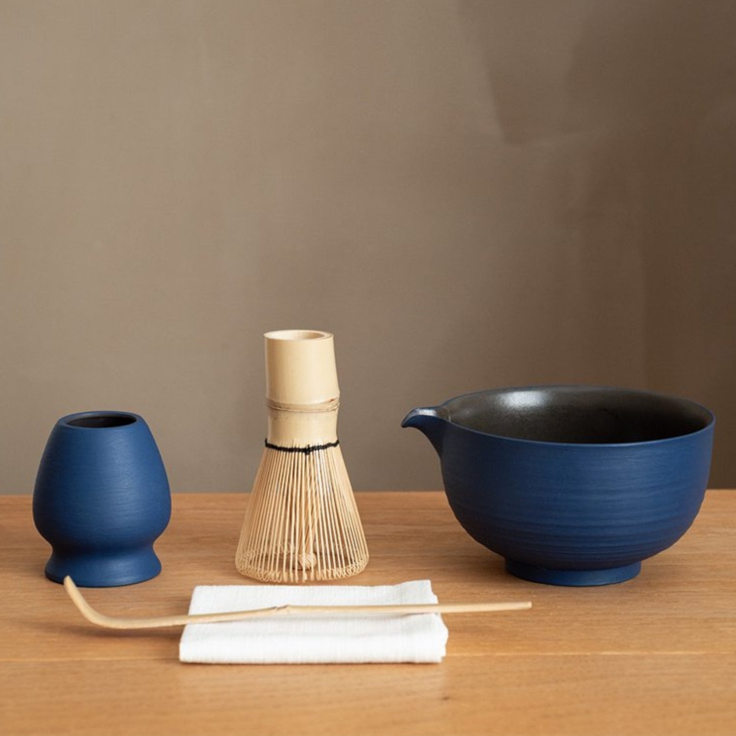 Shimmer Matcha Whisk Set(Cobalt Blue)