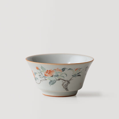 スカイブルー 瑠璃陶器 ティーカップ