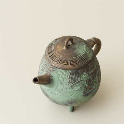 Bronze-Glazed Teapot