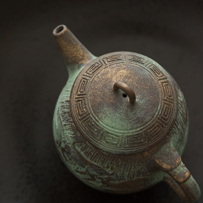 Bronze-Glazed Teapot