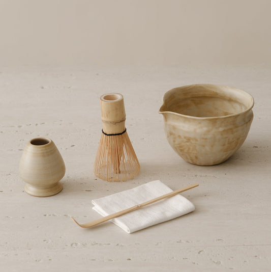 Complete Matcha Tea Set with Whisk, Scoop & Bowl
