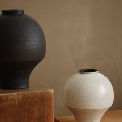 粉引わびさび花瓶