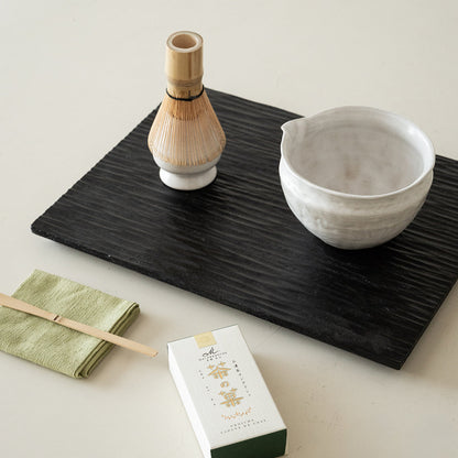 抹茶茶器セット（泡立て器、茶杓、茶碗付き）