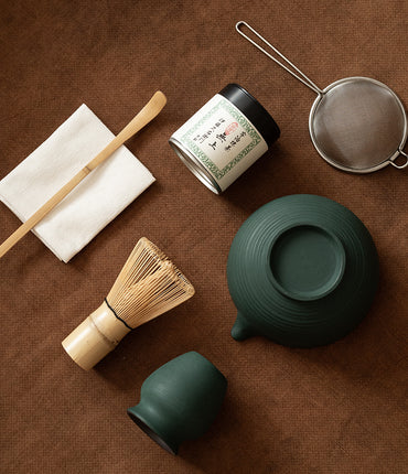 Shimmer Matcha Whisk Set(Turquoise Green)