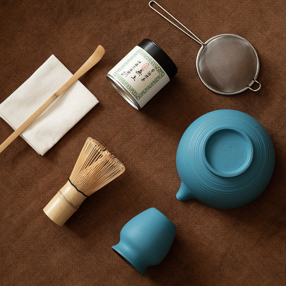 Shimmer Matcha Whisk Set(Clear Sky Blue)