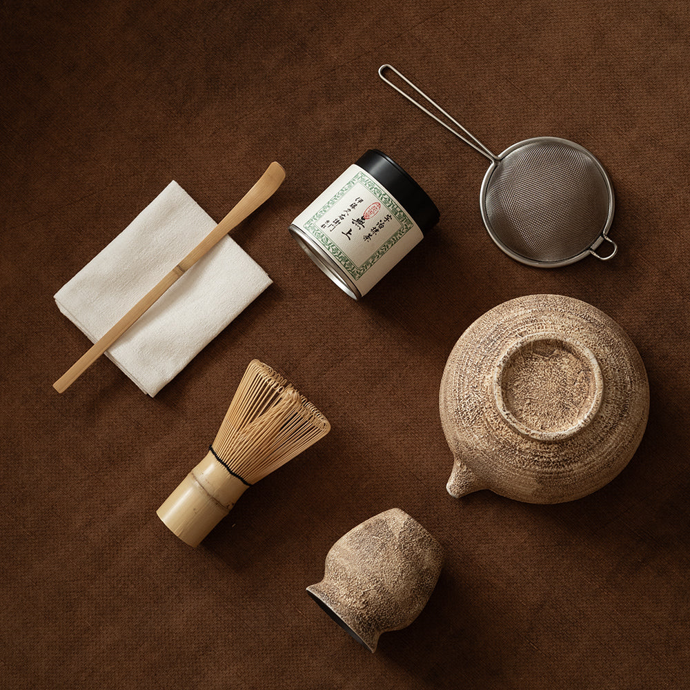 Shimmer Matcha Whisk Set(Stone Vein)