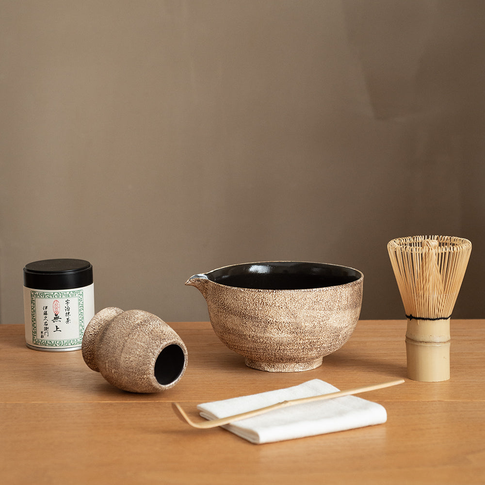 Shimmer Matcha Whisk Set(Stone Vein)
