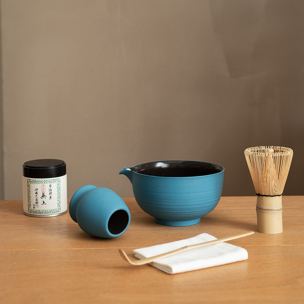 Shimmer Matcha Whisk Set(Clear Sky Blue)