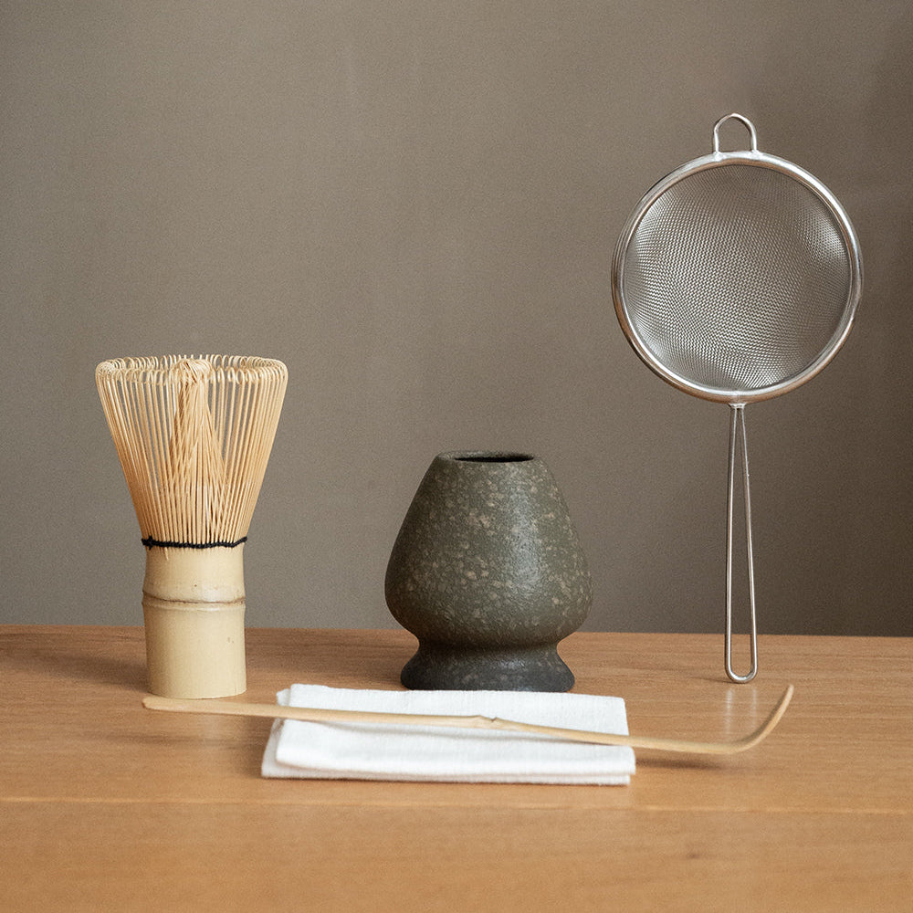 Temper Matcha Set（Sea Reef Stone Glaze）