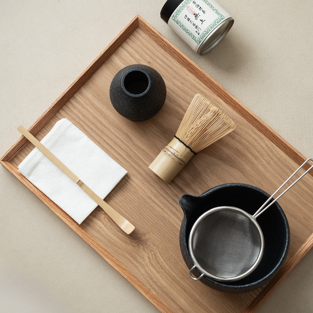 Temper Matcha set（Black Stone Glaze）