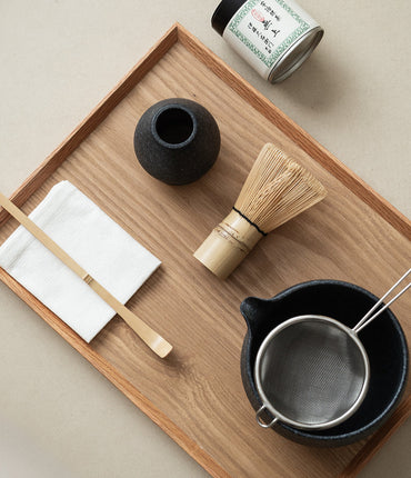 Temper Matcha set（Black Stone Glaze）