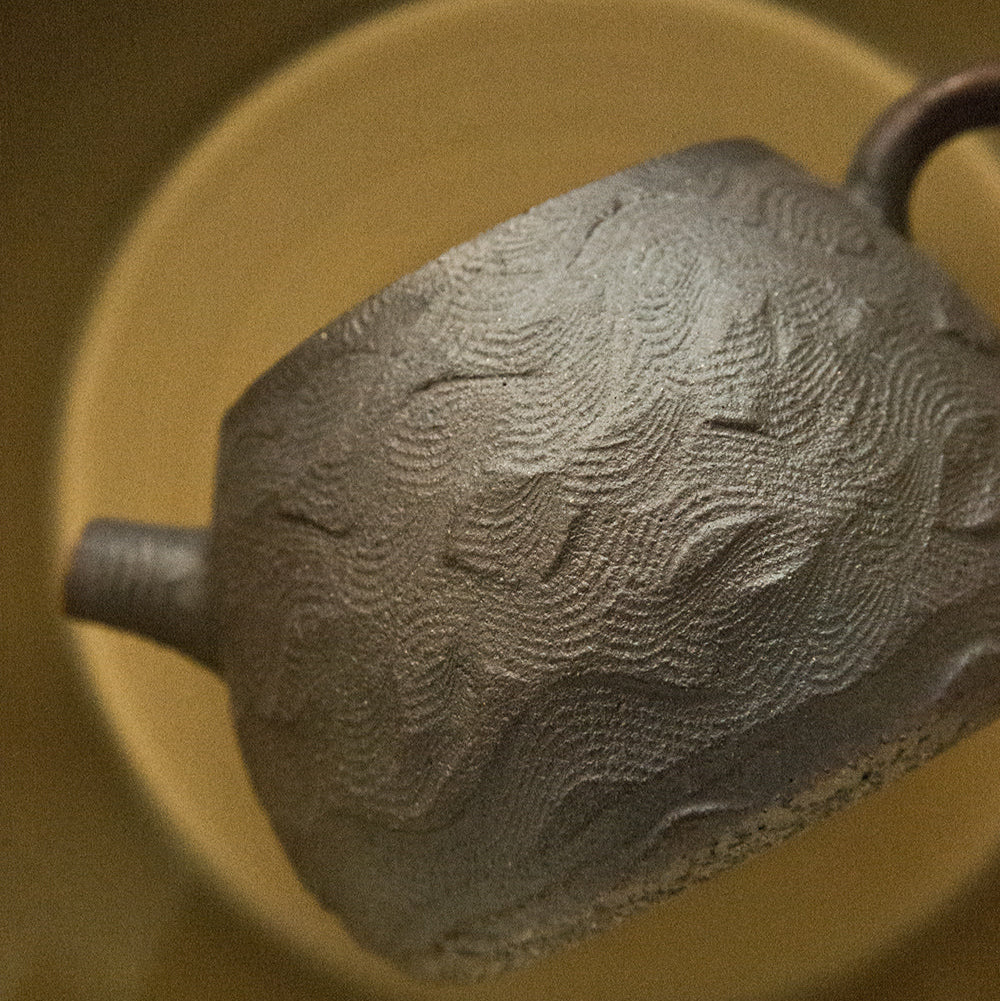 薪焼き雲型ティーポット