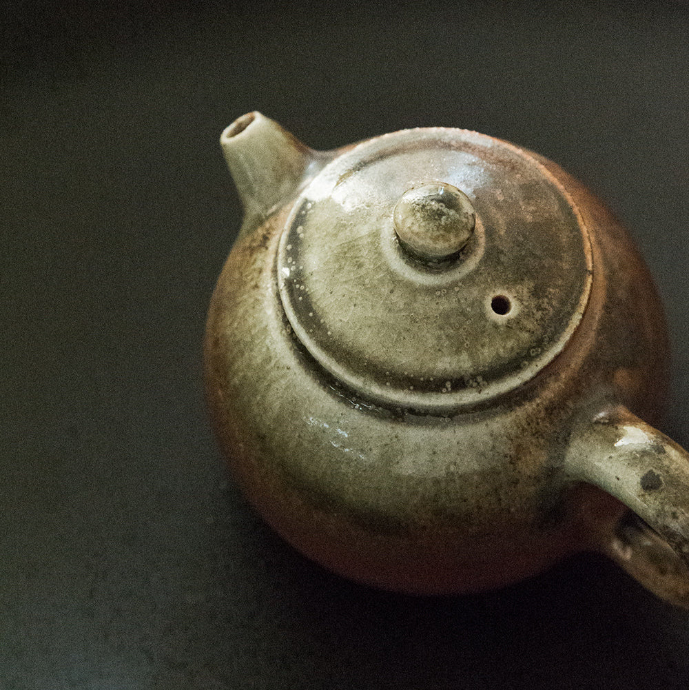 Wood-Fired Sunset Glow Teapot
