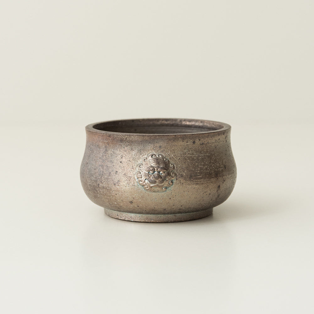 Wood-Fired Lion Incense Burner