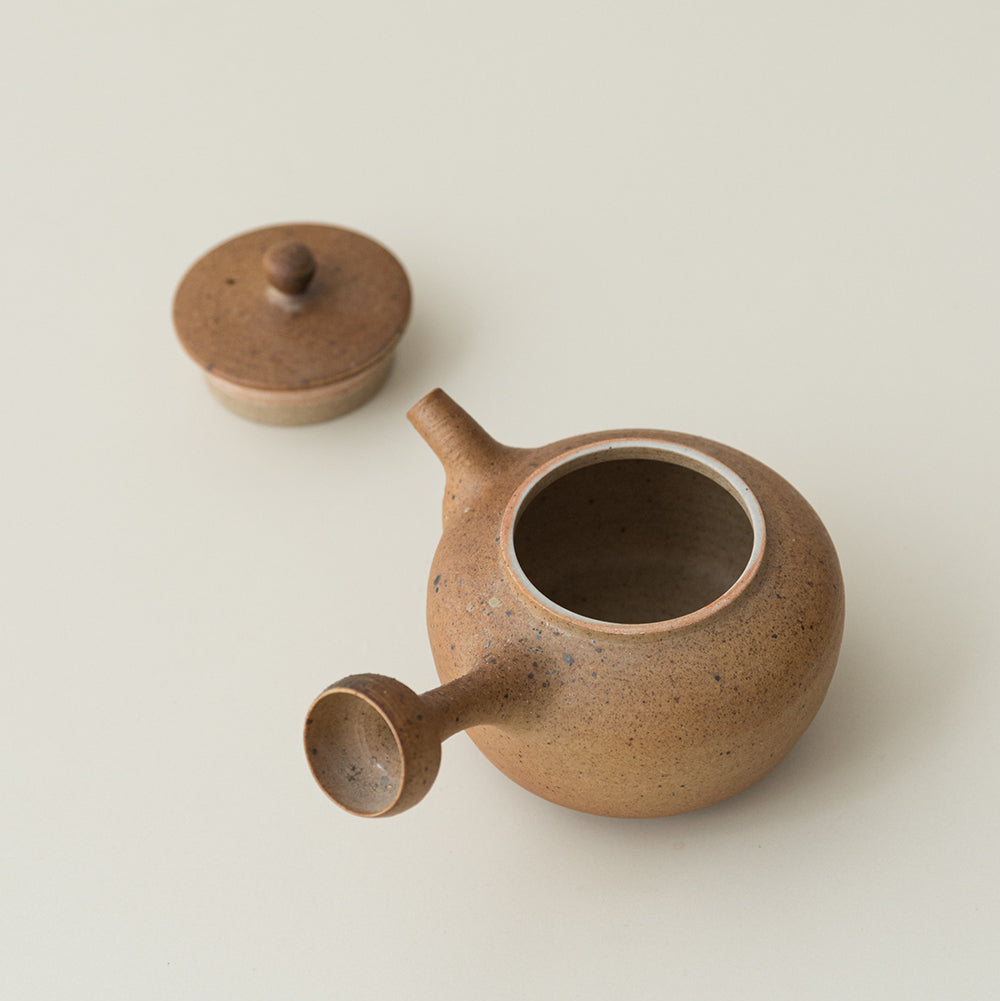 Wood-fired Hidden Sand Kyusu Teapot