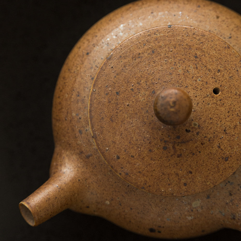 Wood-fired Hidden Sand Kyusu Teapot