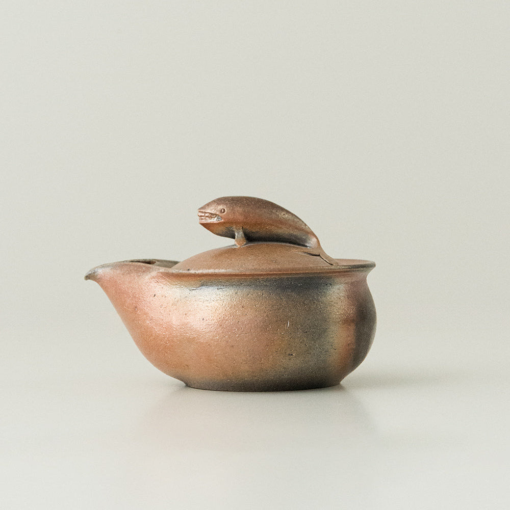Wood-fired Whale Vase Teapot
