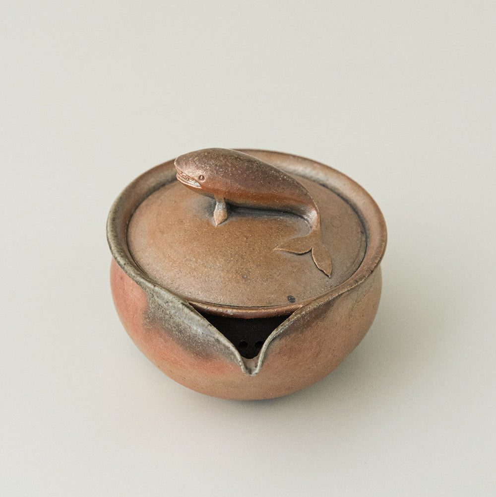 Wood-fired Whale Vase Teapot