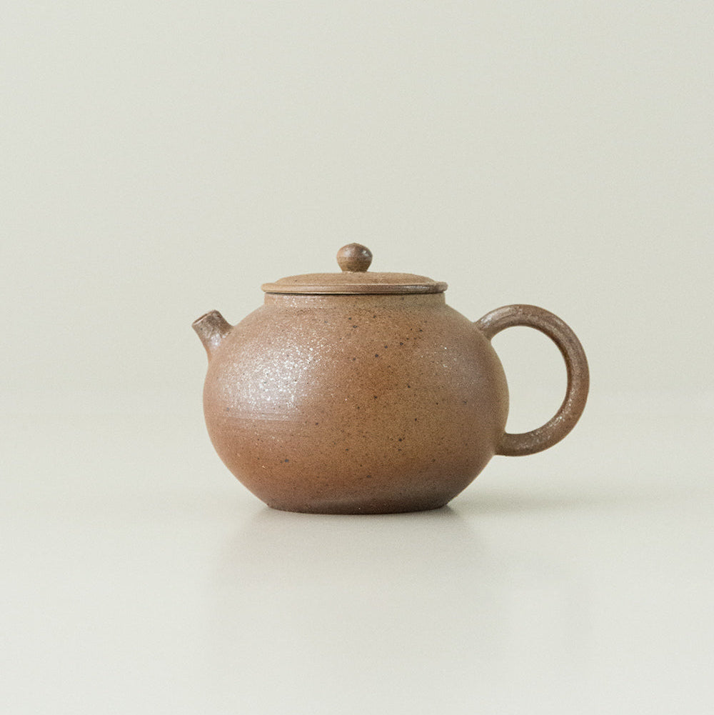 Wood-fired Ash-patterned Bao-yuan Teapot