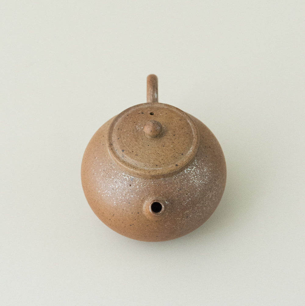 Wood-fired Ash-patterned Bao-yuan Teapot