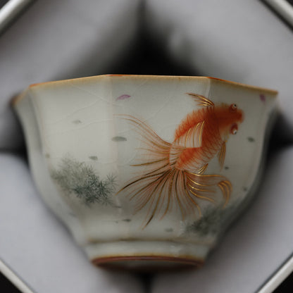 Tasse à thé en céramique bleu ciel Ru
