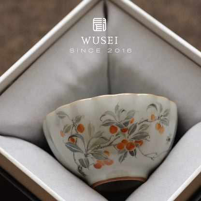 Tasse à thé en céramique bleu ciel Ru