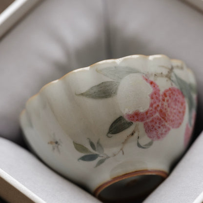 Tasse à thé en céramique bleu ciel Ru