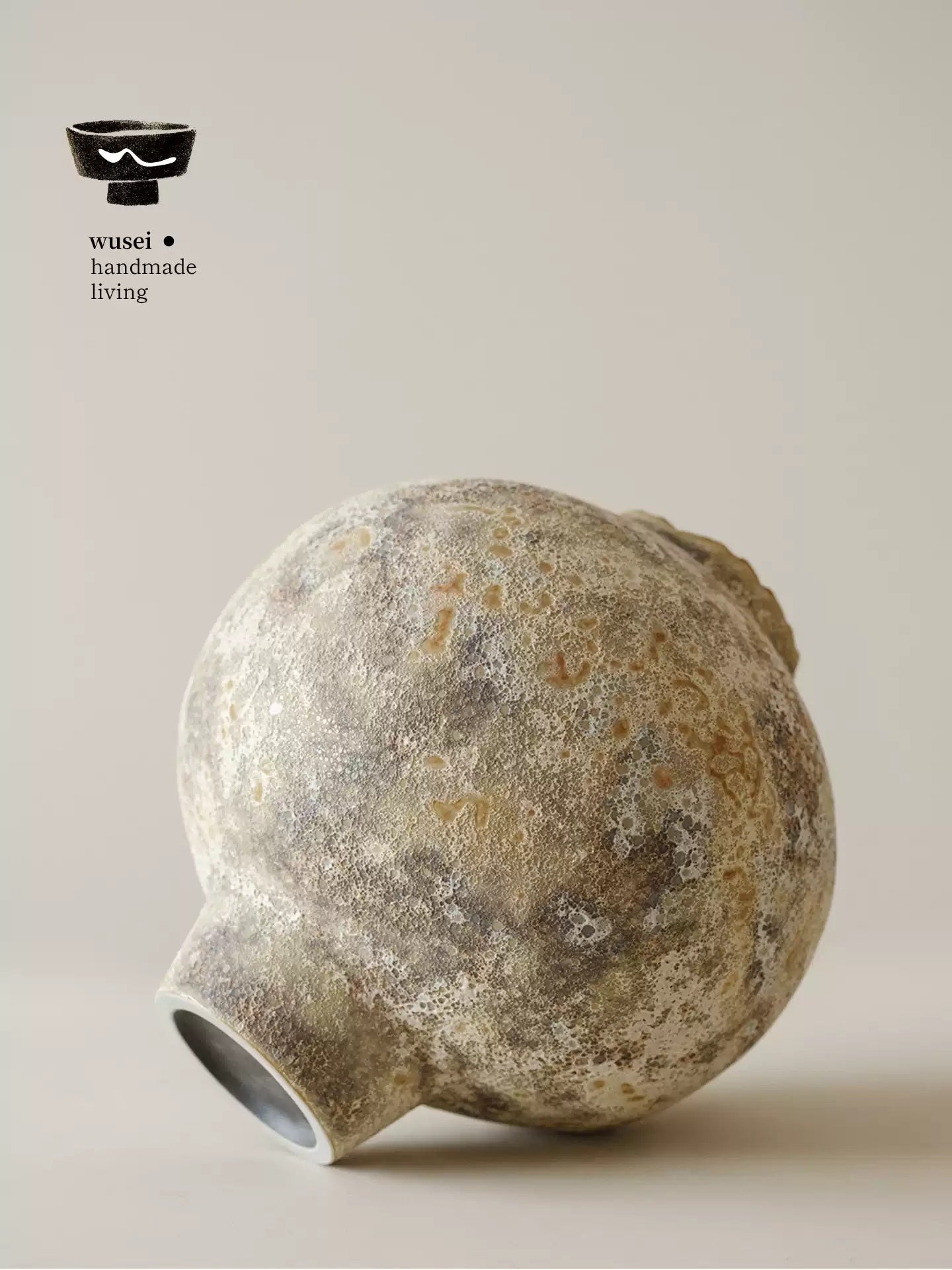 Wabi-Sabi Ceramic Vase | Handmade Porcelain Table Decor