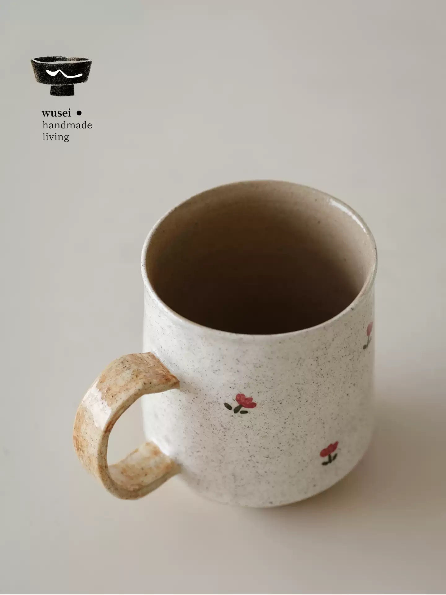 Hand-Painted Cat Ceramic Mug | Storybook Charm