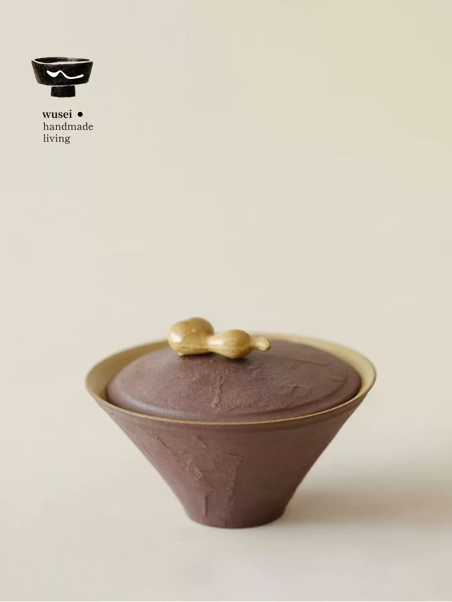 Purple Clay Teaware Gift Set - Stoneware, Natural Finish