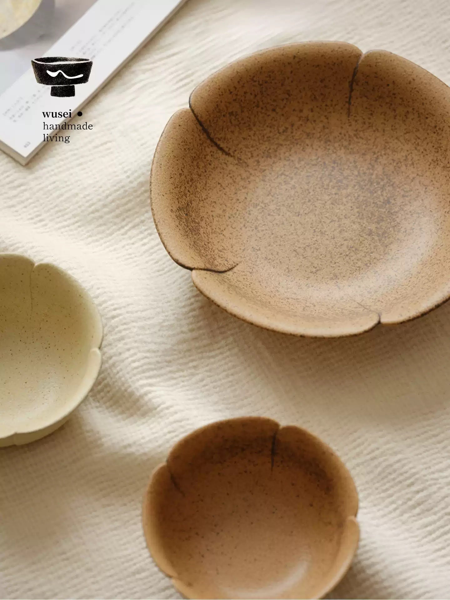 Peach Blossom Bowl | Oatmeal Caramel Kiln-Changed Ceramic