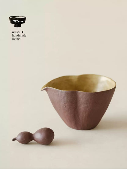 Purple Clay Teaware Gift Set - Stoneware, Natural Finish