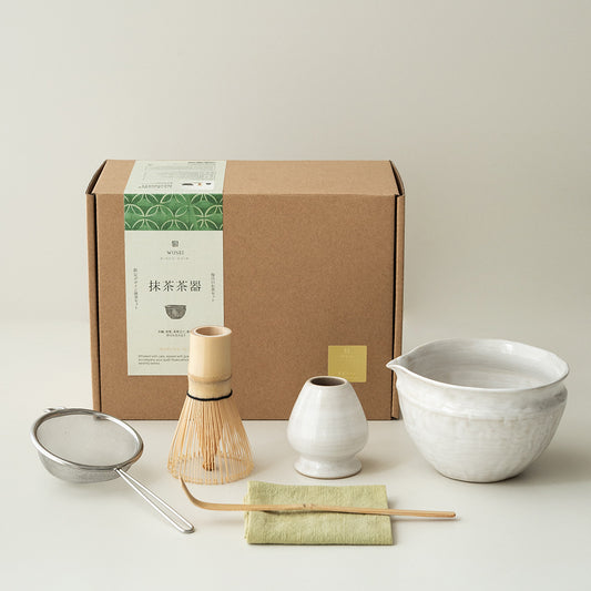 Ensemble de fouets à matcha WUSEI – Kit complet pour la cérémonie du thé japonaise