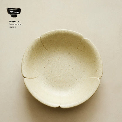 Peach Blossom Bowl | Oatmeal Caramel Kiln-Changed Ceramic