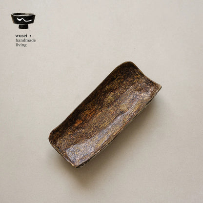 Dunhuang Flying Apsaras Lacquer Tea Scoop, Wabi-Sabi
