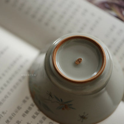 Tasse à thé en céramique bleu ciel Ru