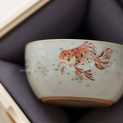 Tasse à thé en céramique bleu ciel Ru