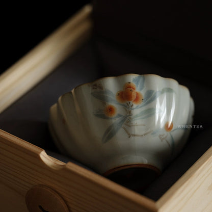 Tasse à thé en céramique bleu ciel Ru